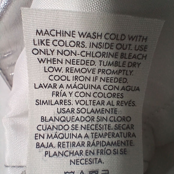 NEW No Boundaries Silver Wide Leg Cargo Pants Women's Size XXS (00) - Picture 6 of 8